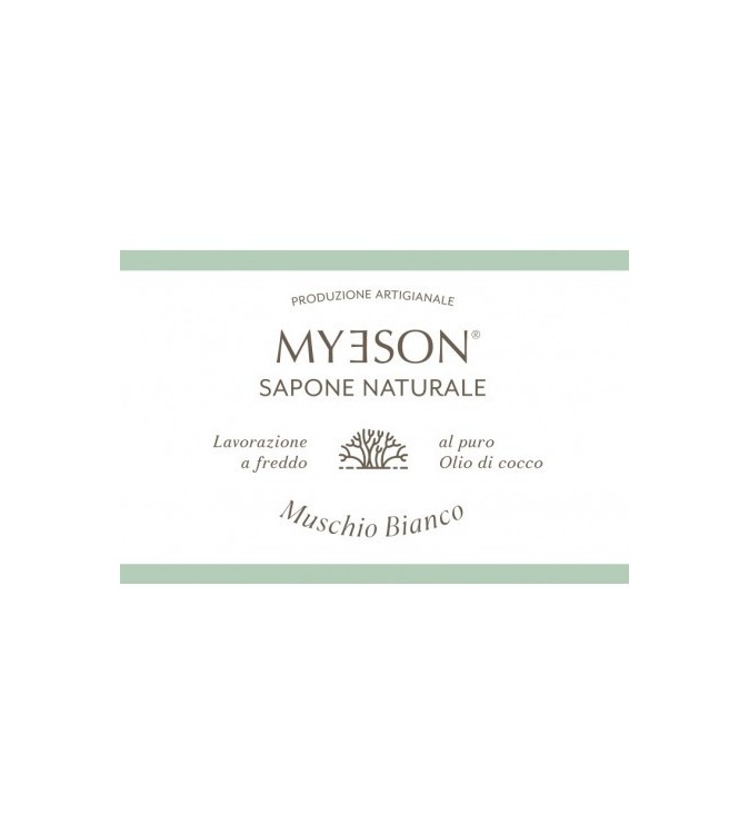 Sapone Naturale Solido Myeson MUSCHIO BIANCO