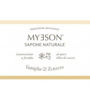 Sapone Naturale Solido Myeson VANIGLIA E ZENZERO