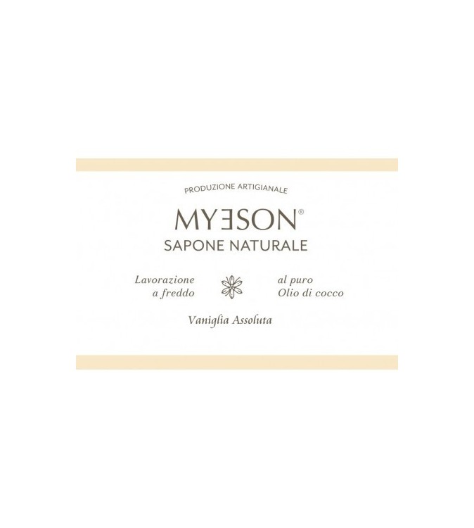 Sapone Naturale Solido Myeson VANIGLIA